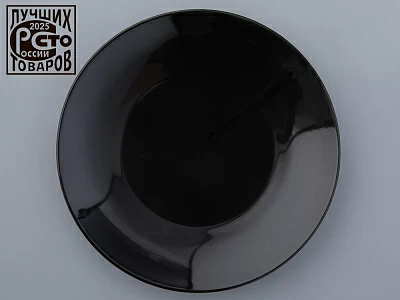 Тарелка 195 мм форма Эллипс рисунок Балтийский берег черный, арт. 80.45184.00.1