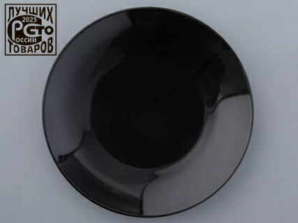 Тарелка 195 мм форма Эллипс рисунок Балтийский берег черный, арт. 80.45184.00.1, 