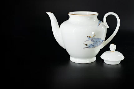 Чайник заварочный Любимые цветы модерна на форме Весенняя, арт 60.14788.00.1