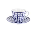 Чашка с блюдцем чайная форма Лучистая рисунок Классик, арт.81.28660.00.1, 