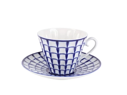 Чашка с блюдцем чайная форма Лучистая рисунок Классик, арт.81.28660.00.1, 