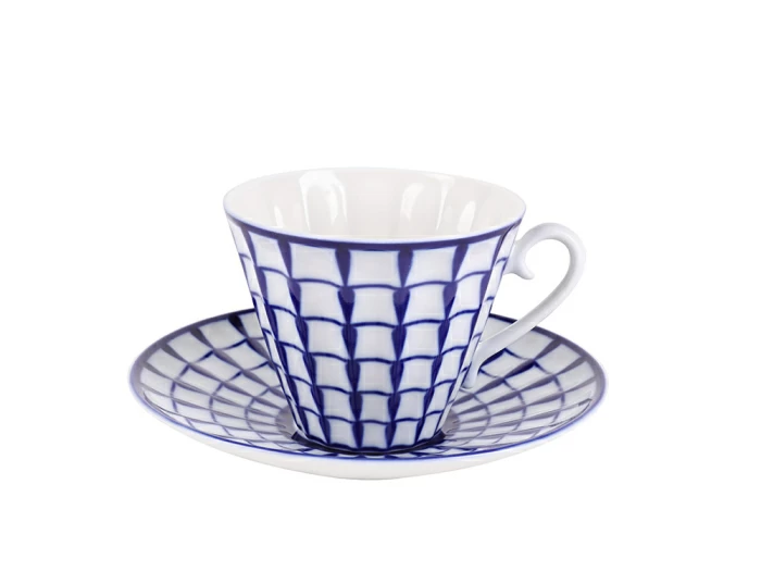 Чашка с блюдцем чайная форма Лучистая рисунок Классик, арт.81.28660.00.1, 
