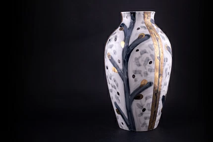 Ваза Вербная на форме Ламповая, арт 60.04646.00.1