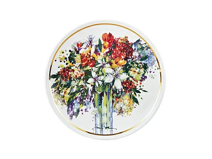 Тарелка декоративная 195 мм форма Эллипс рисунок Весенний букет/Spring Bouquet, арт. 80.36788.00.1 Тарелка декоративная 195 мм форма Эллипс рисунок Весенний букет/Spring Bouquet, арт. 80.36788.00.1