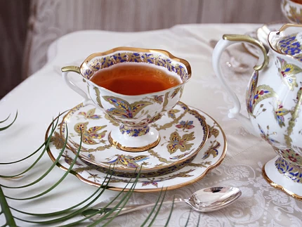 Сервиз чайный форма Наташа рисунок Фантастические бабочки 6 персон 30 предметов арт. 81.15141.00.1 Сервиз чайный форма Наташа рисунок Фантастические бабочки 6 персон 30 предметов арт. 81.15141.00.1