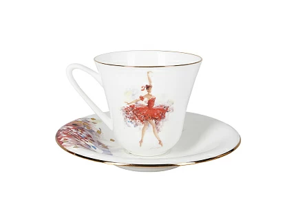 Сервиз чайный форма Сад рисунок Феи, 6 персон 14 предметов арт. 81.25021.00.1