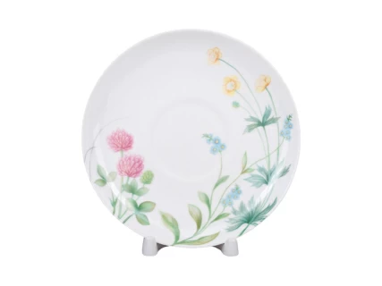 Чашка с блюдцем чайная 300 мл форма Купольная рисунок Полевые цветы №2 арт. 81.23108.00.1, 