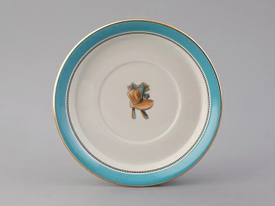 Чашка с блюдцем чайная 220 мл форма Гербовая рисунок Modes de Paris 1823 арт. 81.25412.00.1 Чашка с блюдцем чайная 220 мл форма Гербовая рисунок Modes de Paris 1823 арт. 81.25412.00.1