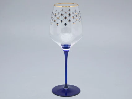 Набор (4 бокала для вина) 380 мл Кобальтовая сетка арт. 14.11001.07, 