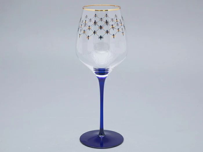 Набор (4 бокала для вина) 380 мл Кобальтовая сетка арт. 14.11001.07, 