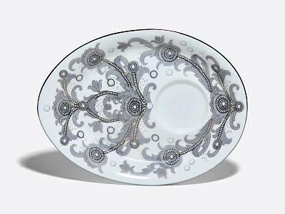 Чашка с блюдцем в подарочной упаковке, форма Модерн, рисунок Жемчужный арт 81.10805.00.1