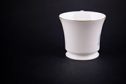 Чашка с блюдцем кофейная, рисунок Конфета Пингвин, форма Юлия, арт 61.21048.00.1