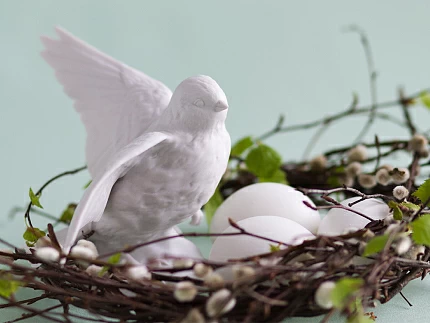 Скульптура Пуночка Белый арт. 82.79387.00.1