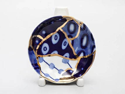 Розетка для варенья форма Тюльпан рисунок Байкал 2, арт. 80.37275.00.1, 