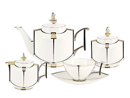 Сервиз чайный форма Ковчег рисунок Ковчег, 6 персоны 15 предметов, арт. 81.15333.01.1 Сервиз чайный форма Ковчег рисунок Ковчег, 6 персоны 15 предметов, арт. 81.15333.01.1