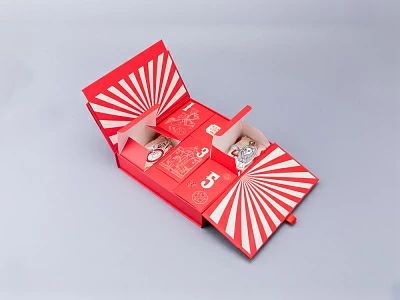 Елочные игрушки 5шт в подарочной упаковке, рисунок Гранд цирк, арт 81.34385.00.1