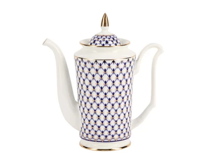 Сервиз кофейный форма Юлия рисунок Кобальтовая сетка, 6 персон 15 предметов, арт. 81.19482.00.1, 