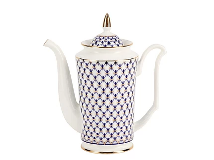 Сервиз кофейный форма Юлия рисунок Кобальтовая сетка, 6 персон 15 предметов, арт. 81.19482.00.1 Сервиз кофейный форма Юлия рисунок Кобальтовая сетка, 6 персон 15 предметов, арт. 81.19482.00.1