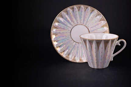 Чашка с блюдцем Дюймовочка, форма Лучистая, арт 70.02735.00.1