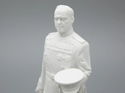 Скульптура Маршал Жуков Г.К., в подарочной упаковке, Белый бисквит, арт. 81.33453.00.1, 