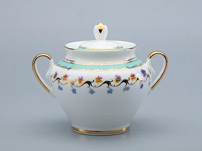 Сервиз чайный форма Весенняя 2 рисунок Улыбка флоры,  6 персон 20 предметов, арт. 81.30750.00.1