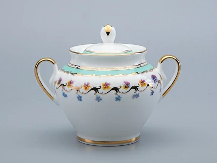 Сервиз чайный форма Весенняя 2 рисунок Улыбка флоры,  6 персон 20 предметов, арт. 81.30750.00.1