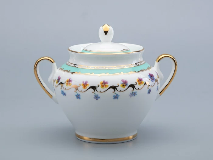 Сервиз чайный форма Весенняя 2 рисунок Улыбка флоры,  6 персон 20 предметов, арт. 81.30750.00.1, 