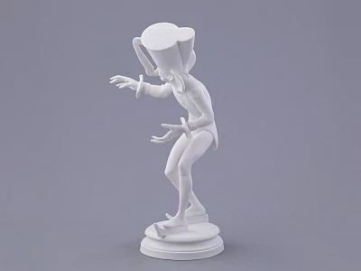 Скульптура в подарочной упаковке, форма Карнавал 1, рисунок Белый, арт. 81.33713.00.1