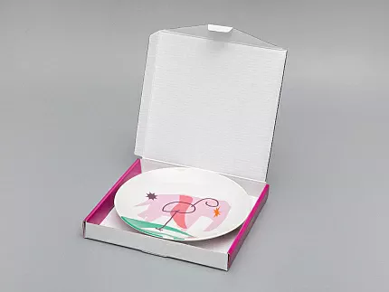 Декоративная тарелка в подарочной упаковке 195 мм, форма Эллипс рисунок Elephant mingo 1, арт. 81.29503.00.1