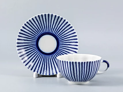 Сервиз чайный форма Тюльпан рисунок Французик, 6 персон 14 предметов, арт. 81.15342.03.1, 