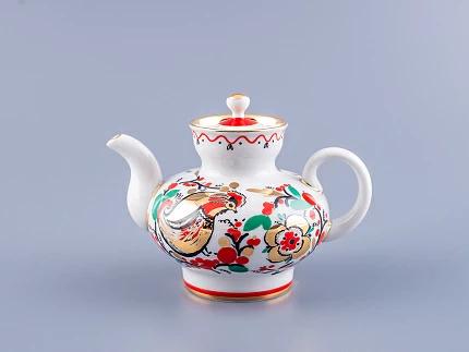 Чайник заварочный форма Малыш, рисунок Петушки арт. 80.00783.00.1 Чайник заварочный форма Малыш, рисунок Петушки арт. 80.00783.00.1