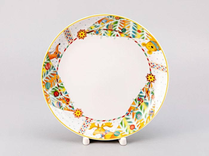 Подарочный набор трехпредметный комплект форма Карат рисунок Лесной праздник арт. 81.30217.00.1, 