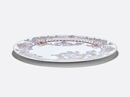 Блюдо круглое 300 мм в подарочной упаковке, форма Стандартная 2, рисунок Барокко, арт. 81.34919.00.1