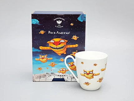 Бокал в подарочной упаковке, форма Вариации, Вася Ложкин. Вечерний полет, арт. 81.29342.00.1 Бокал в подарочной упаковке, форма Вариации, Вася Ложкин. Вечерний полет, арт. 81.29342.00.1