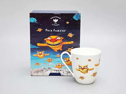 Бокал в подарочной упаковке, форма Вариации, Вася Ложкин. Вечерний полет, арт. 81.29342.00.1