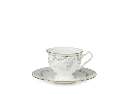 Сервиз чайный форма Айседора рисунок Волшебное лебединое озеро, 6 персон 14 предметов, арт. 81.26092.00.1