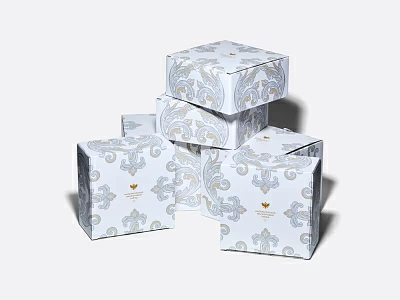 Сервиз чайный на 4 персоны 10 предметов в подарочной упаковке, форма Идиллия рисунок Барокко, арт. 81.34916.00.1