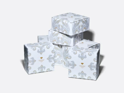 Сервиз чайный на 4 персоны 10 предметов в подарочной упаковке, форма Идиллия рисунок Барокко, арт. 81.34916.00.1, 