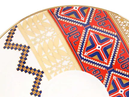 Чашка с блюдцем чайная 220 мл форма Банкетная рисунок Разгуляй арт. 81.28338.00.1