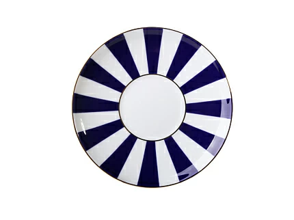 Чашка с блюдцем кофейная 180 мл форма Ландыш 2 рисунок Да и нет (кобальт) арт. 81.25351.00.5