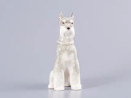 Скульптура Цвергшнауцер сидящий Нора арт. 82.82962.00.1, 