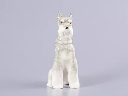Скульптура Цвергшнауцер сидящий Нора арт. 82.82962.00.1
