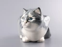 Скульптура форма Кот Мурзик рисунок Муха арт. 82.97622.00.1, 