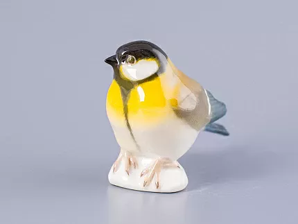 Скульптура форма Синица рисунок Черноголовая арт. 82.78547.00.1