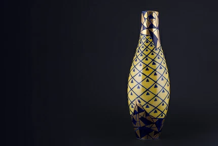 Ваза Ананасовый излом на форме  Высокая арт 60.14697.00.1