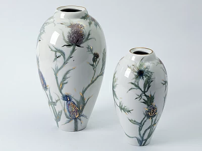 Ваза форма Лилия рисунок Репейник, арт. 80.48116.00.1