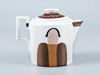 Сервиз чайный форма Гербовая рисунок Бабы, 2 персоны 7 предметов, арт. 81.15102.00.1, 