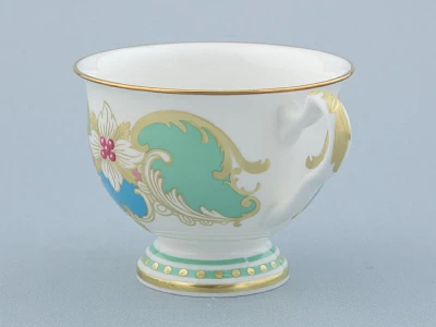 Чашка с блюдцем чайная 240 мл форма Айседора рисунок Аквамарин арт. 81.30907.00.1 Чашка с блюдцем чайная 240 мл форма Айседора рисунок Аквамарин арт. 81.30907.00.1