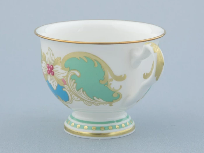 Чашка с блюдцем чайная 240 мл форма Айседора рисунок Аквамарин арт. 81.30907.00.1, 