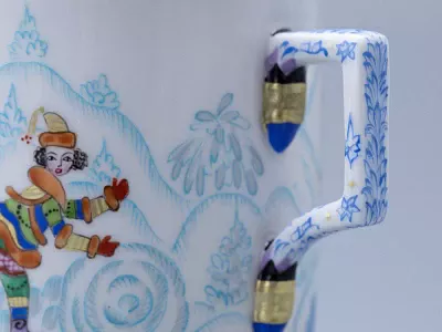 Сервиз чайный форма Гербовая рисунок Зимние забавы, 4 персоны 10 предметов арт. 81.20899.00.1